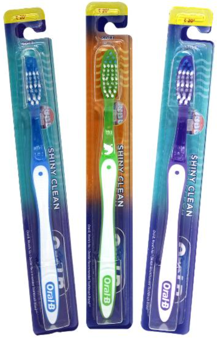 Oral B Shiny Clean Toothbrush Soft