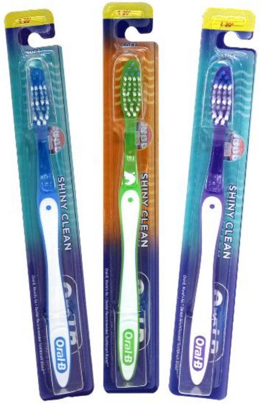 Oral B Shiny Clean Toothbrush Soft