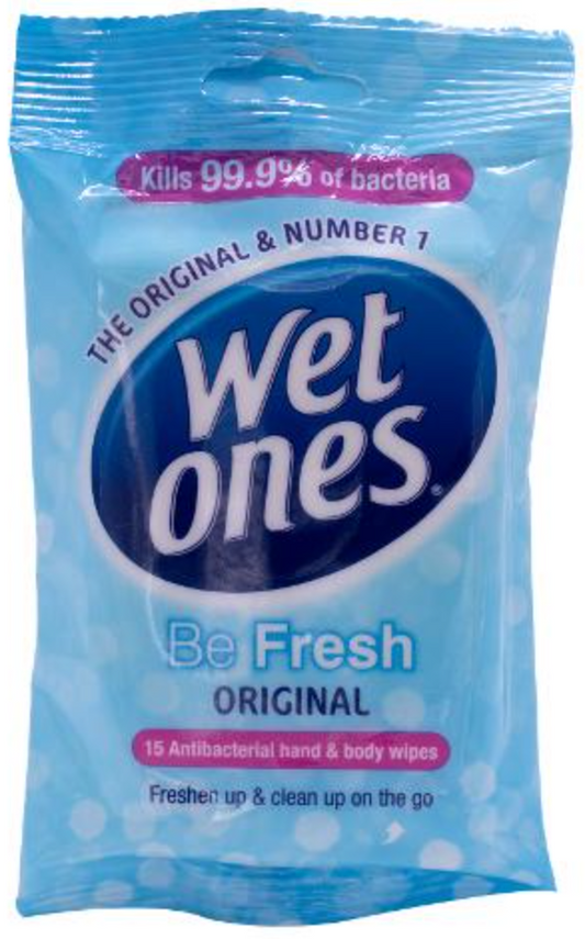 WetOnes Original Travelpack 15pk