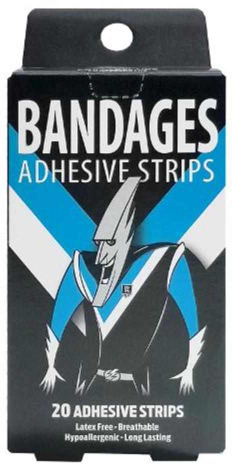 AFL Port Adelaide Band-Aids 20pk
