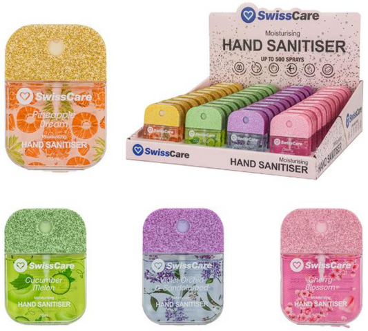 SwissCare Liquid Glitter Hand Sanitizer Spray 35ml