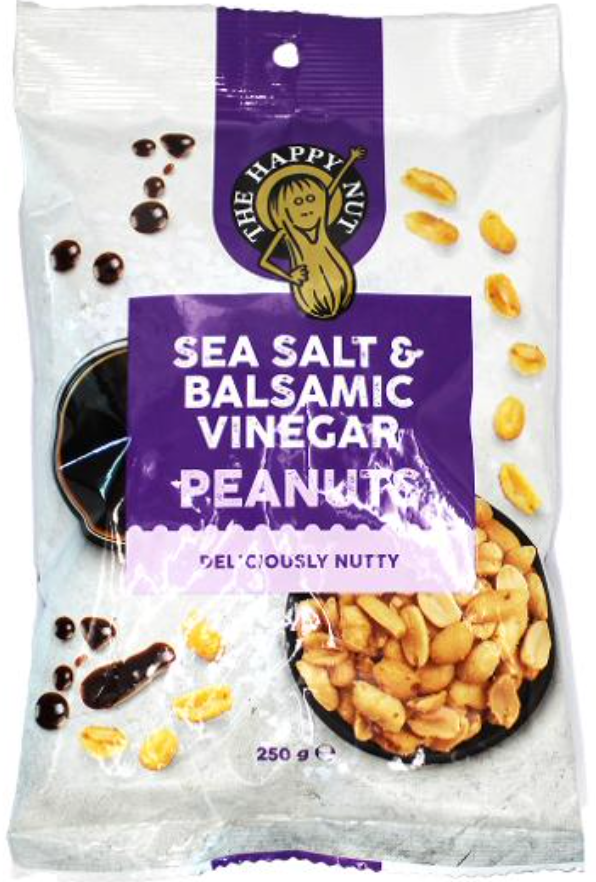 Happy Nut Co. Salt & Vinegar Peanuts 250g