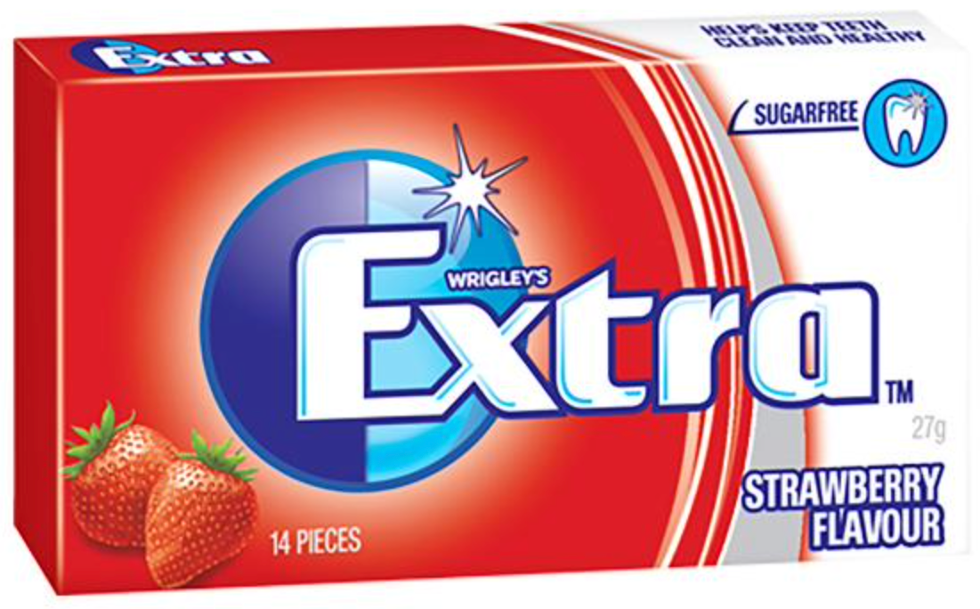 Extra Strawberry Chewing Gum 27g
