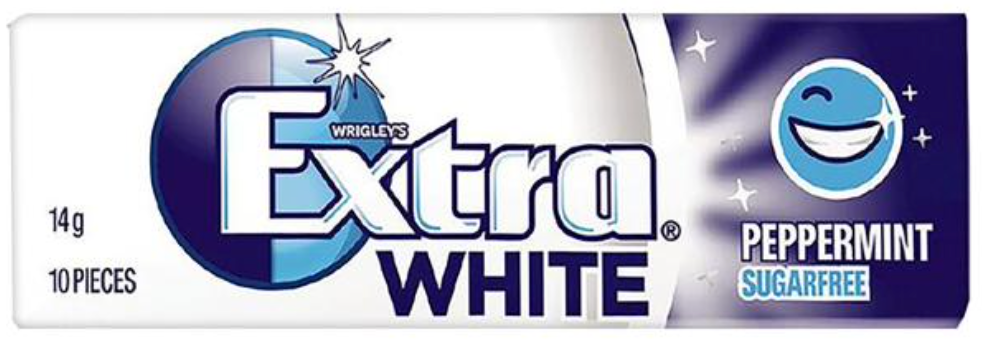 Extra Professional White Peppermint Gum 14g