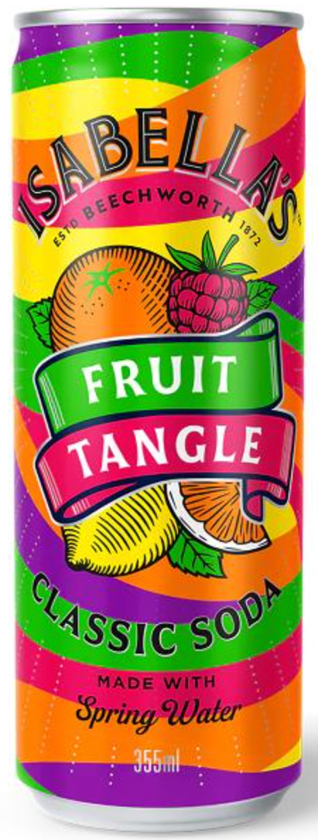Isabella's Fruit Tangle Soda 355ml