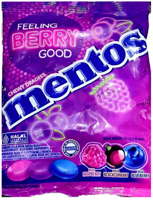 Mentos Bag Berry Good 121g