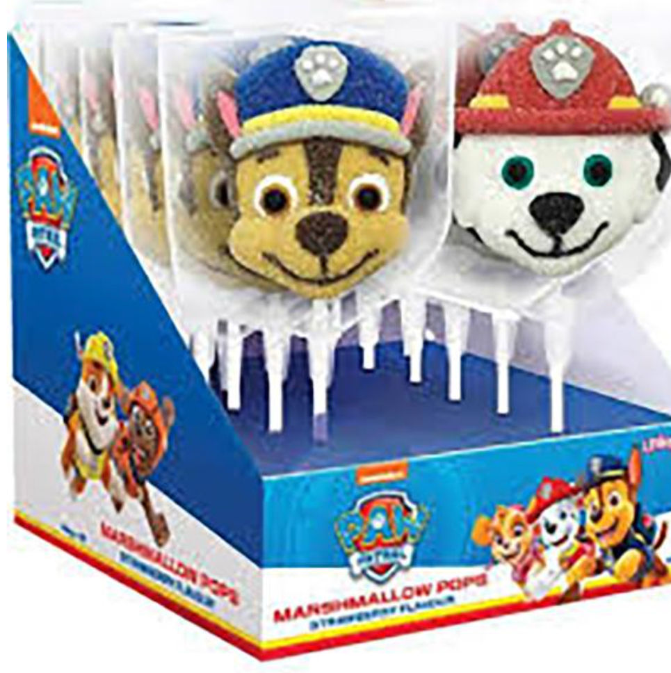 Paw Patrol Marshmallow Pops 45g