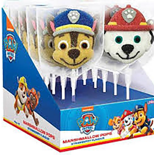 Paw Patrol Marshmallow Pops 45g