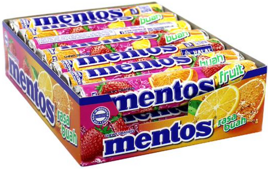 Mentos Roll Fruit 29g