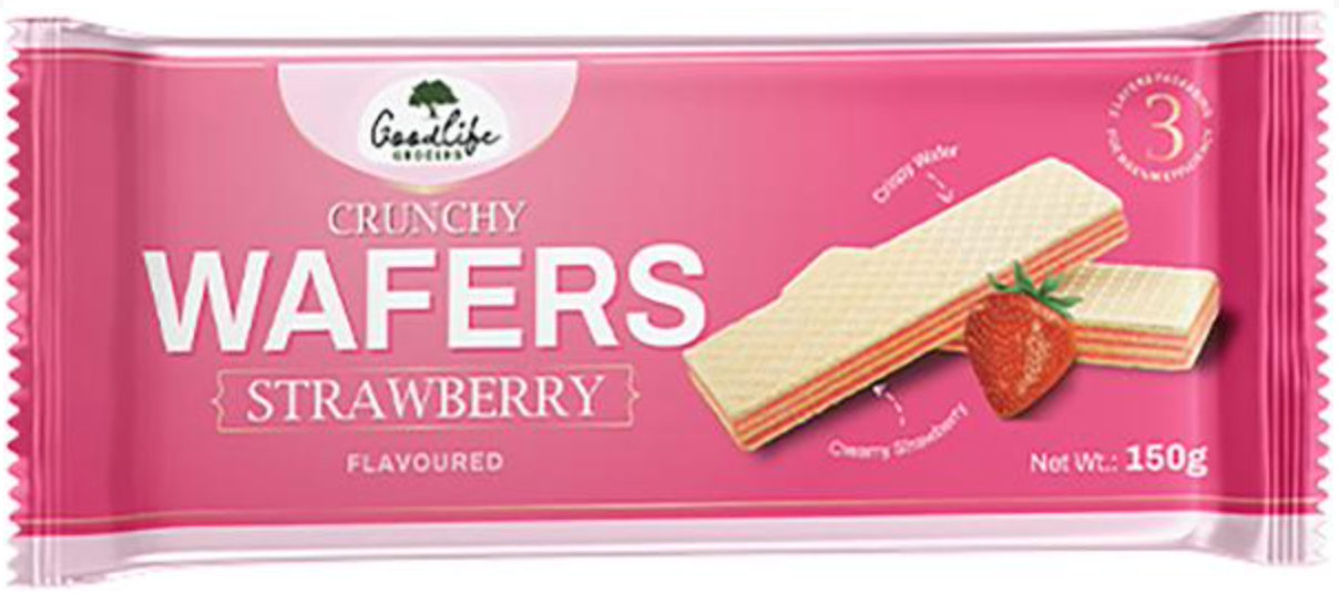 Goodlife Strawberry Wafer 150g