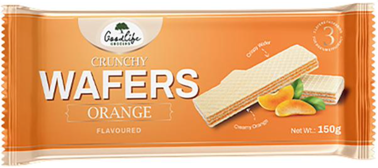 Goodlife Orange Wafer 150g
