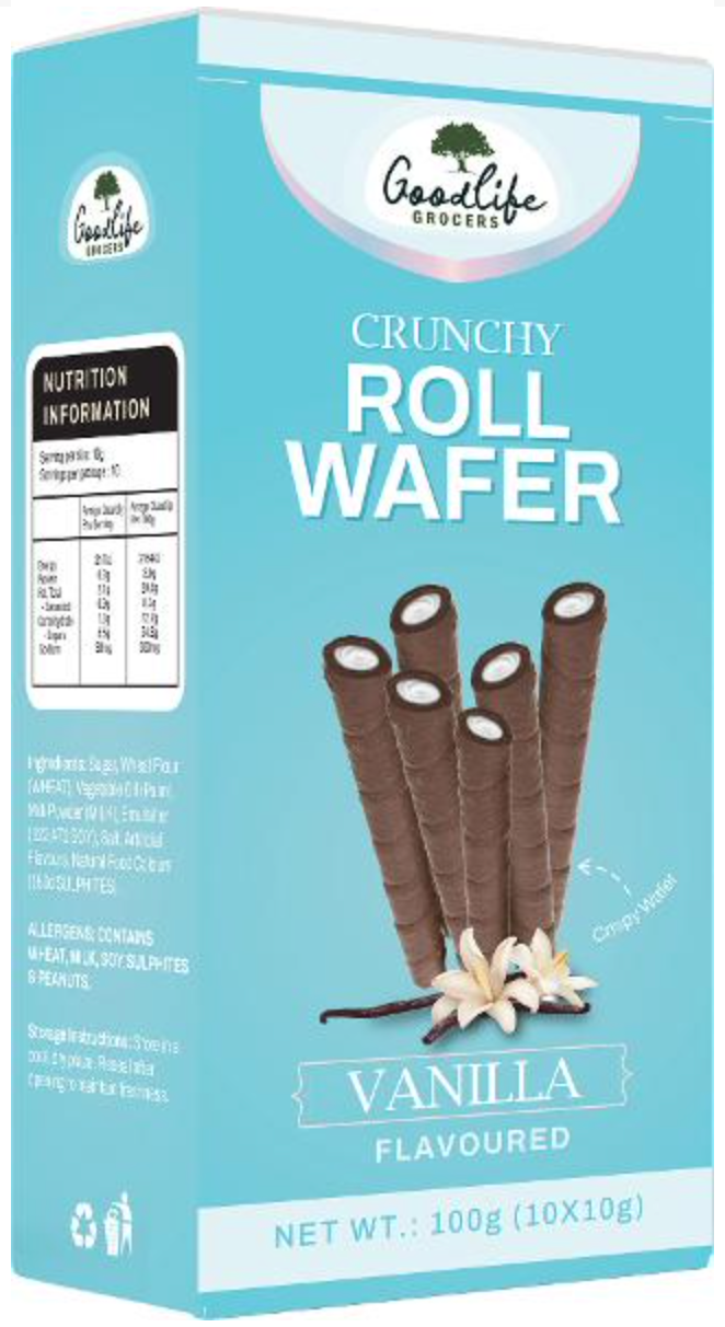 Goodlife Vanilla Wafer 100g