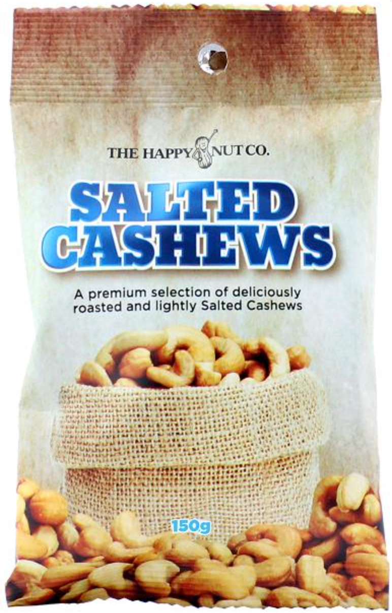 Happy Nut Co. Salted Cashews 70g
