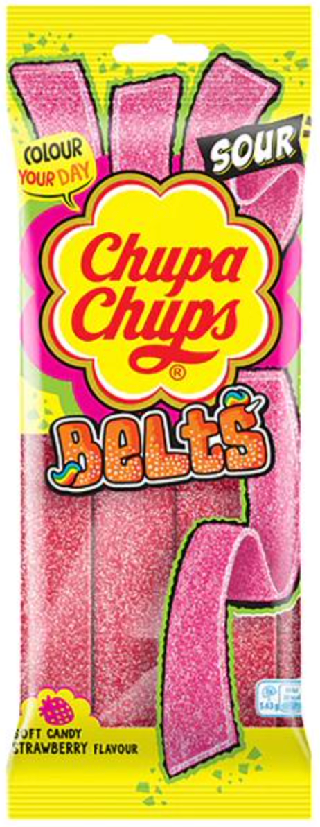 Chupa Chups Strawberry Belts 90g