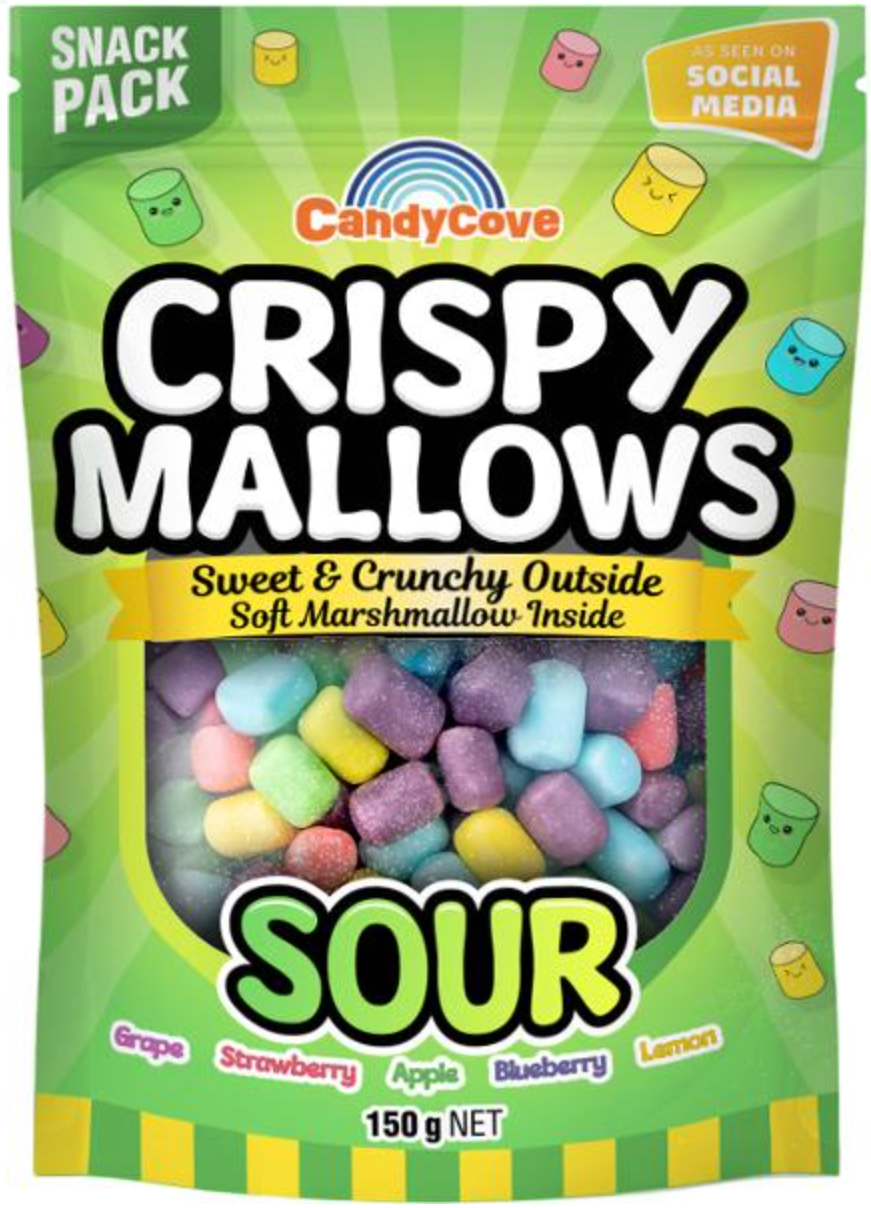 Crispy Mallows Sour 150g