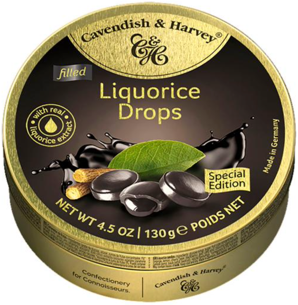 Cavendish & Harvey Liquorice Drops 130g