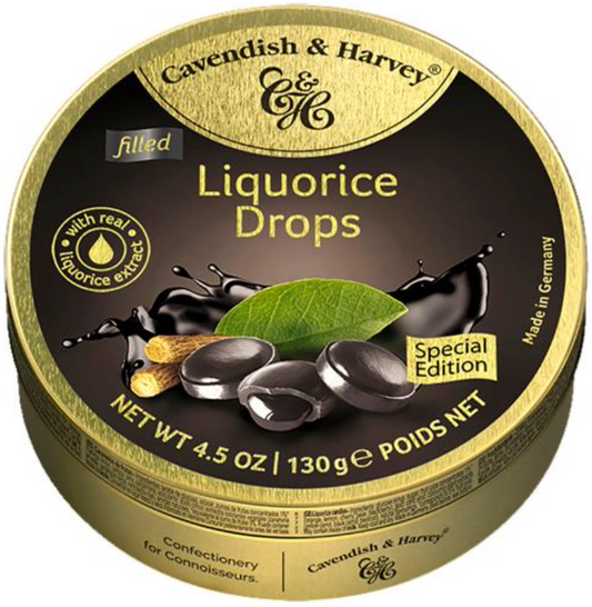 Cavendish & Harvey Liquorice Drops 130g