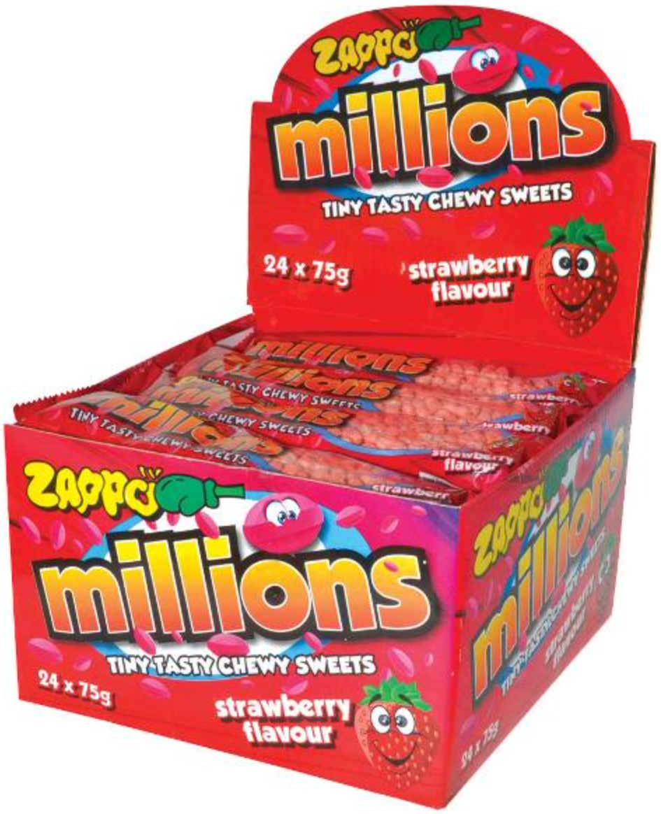 Zappo Millions Strawberry 75g