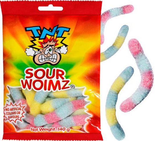 TNT Sour Woimz 140g