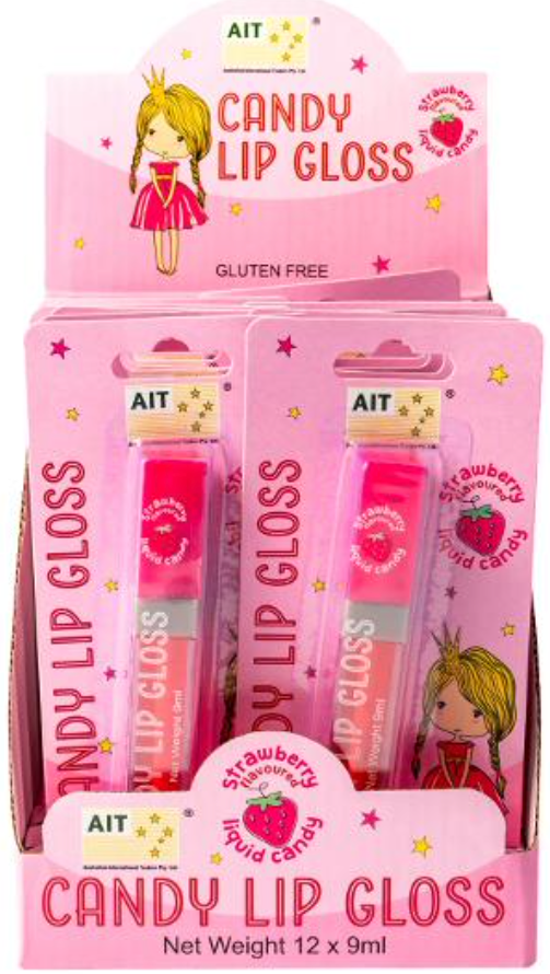 Candy Lip Gloss Strawberry 9ml