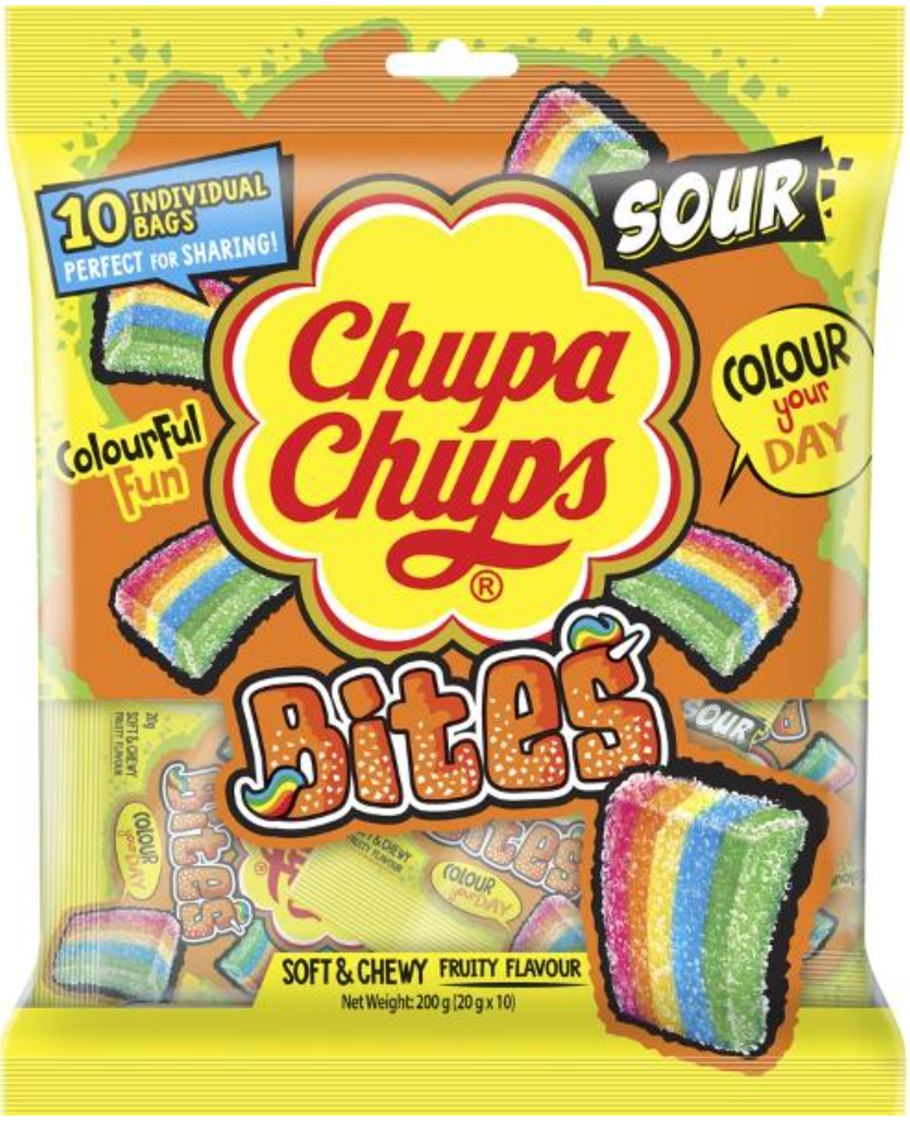 Chupa Chups Sour Bites 200g