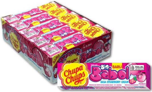 Chupa Chups Big Babol Strawberry 20g