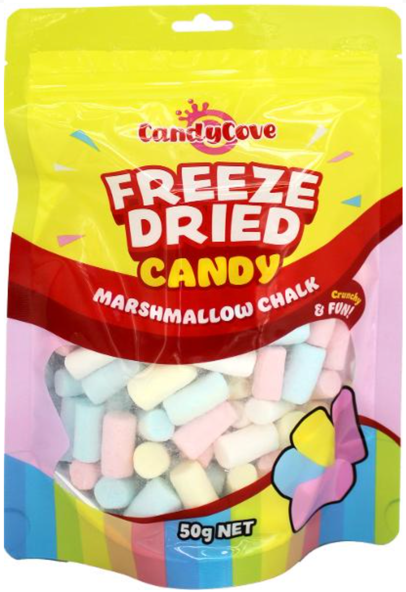 Freeze Dried Candy Marshmallow Chalk 50g