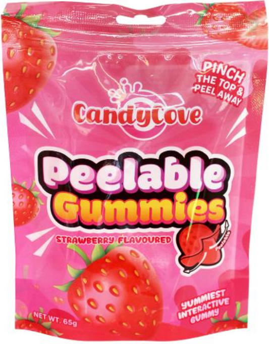 Peelable Gummies Strawberry 65g