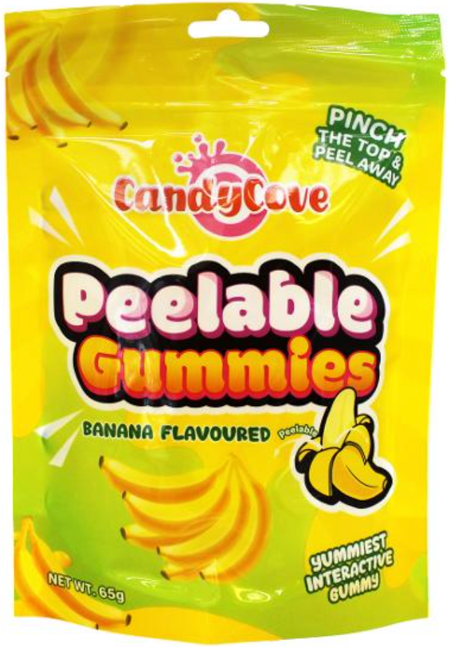 Peelable Gummies Banana 65g