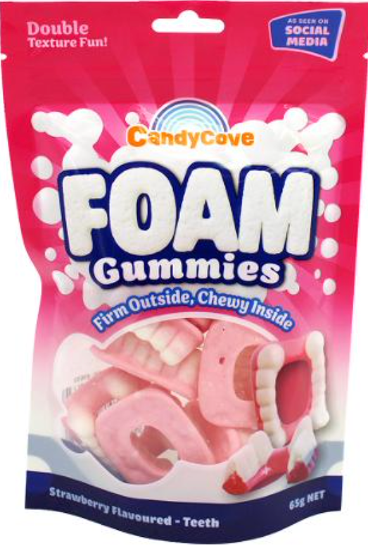 Foam Gummy Teeth 65g