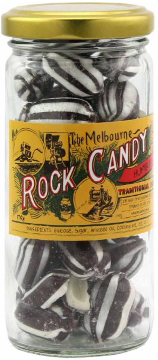 Melbourne Rock Candy Humbugs 170g
