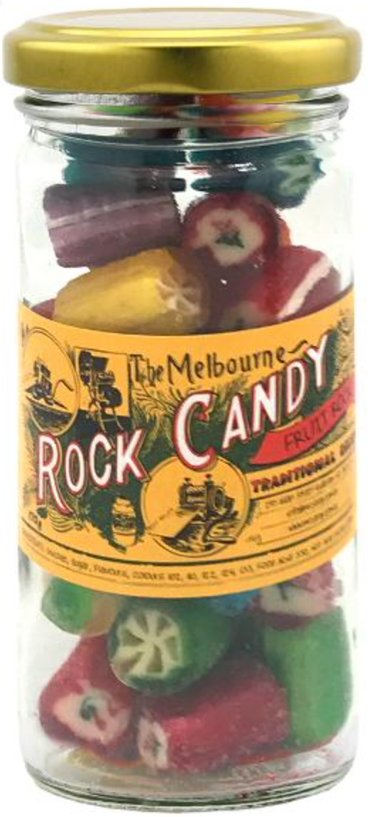 Melbourne Rock Candy Fruit Rocks 170g