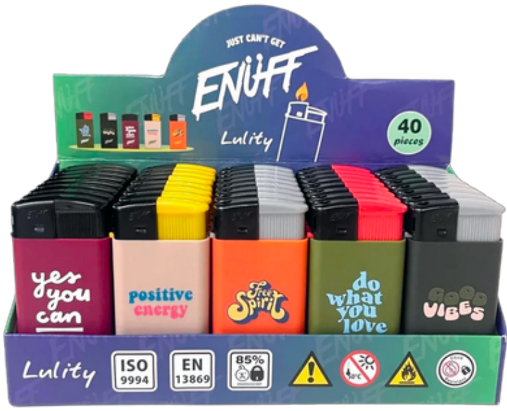 Enuff Lighters Lulity Slim Design