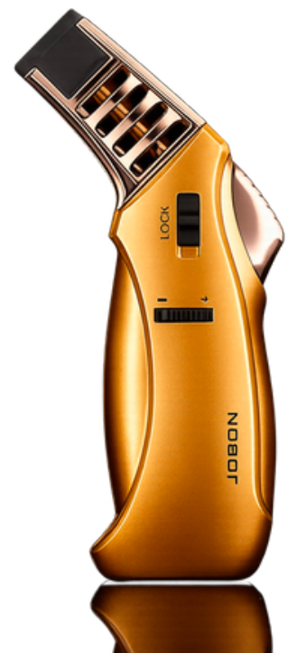 Jobon Jet Flame Windproff Butane Gas Lighter - Assorted Colours