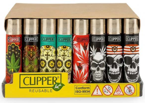 Clipper Lighters Skulls