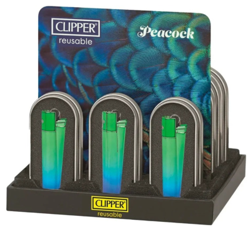 Clipper Metal Peacock 12pk