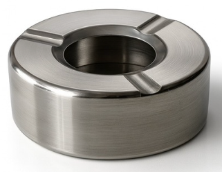 Silver Metal Ashtray Small 9cm