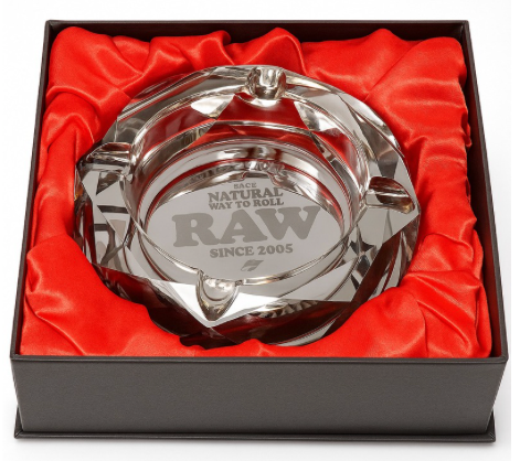 RAW The Dark Side Glass Ashtray