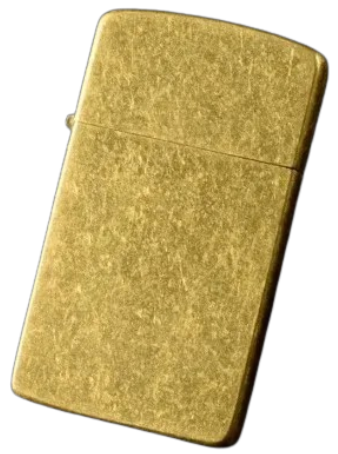 Zorro Lighter Vintage Gold Design