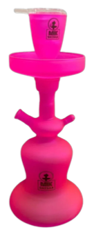 MIK Coco LED Pink Frosted Shisha + Case (36cm)