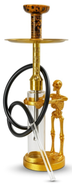 MIK Coco Golden Skeleton Shisha (61cm)
