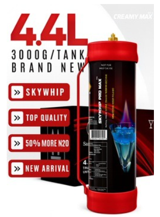 Shy Whip Pro Max Cream Chargers 4.4L