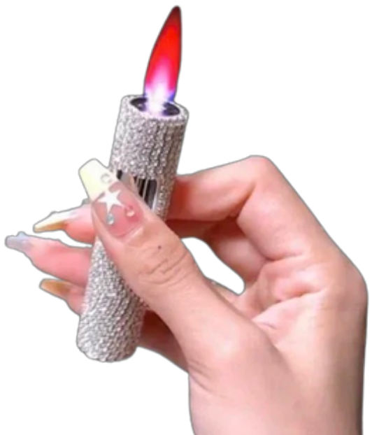 ENUFF Diamante Lighter Pink Flame
