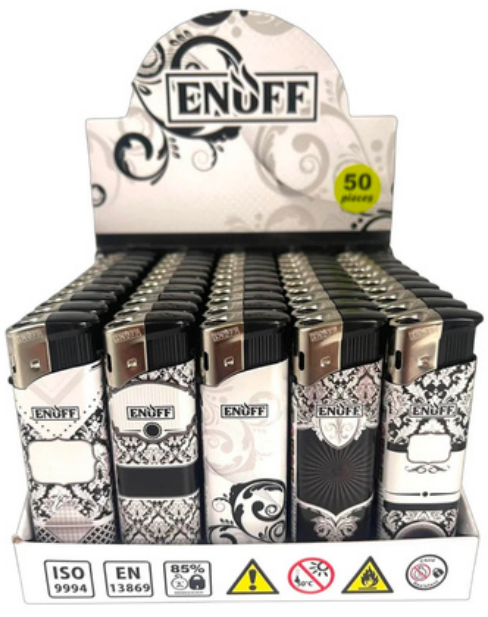 ENUFF Black & White Lighter