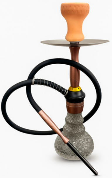 MIK Coco Glass & Metal Shisha (44CM)